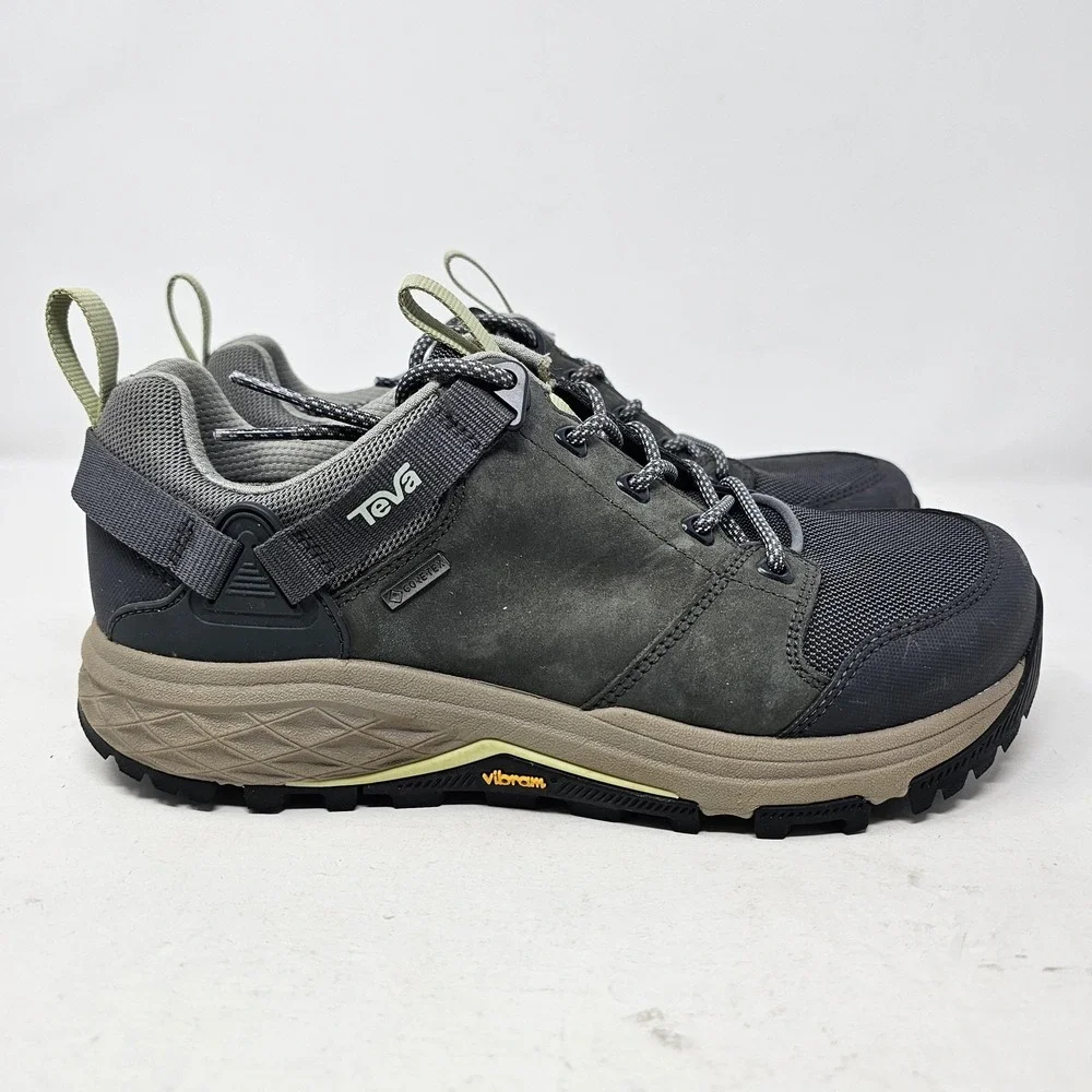 Teva Grandview GTX Shoes Womens Size 8.5‎ Gray GORE-TEX Vibram Hiking Sneakers